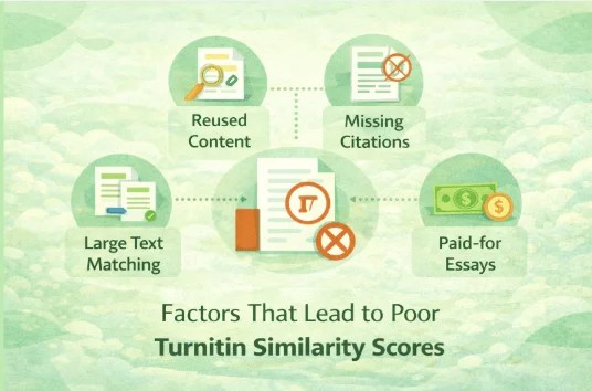 Factors That Lead to Poor Turnitin Similarity Scores