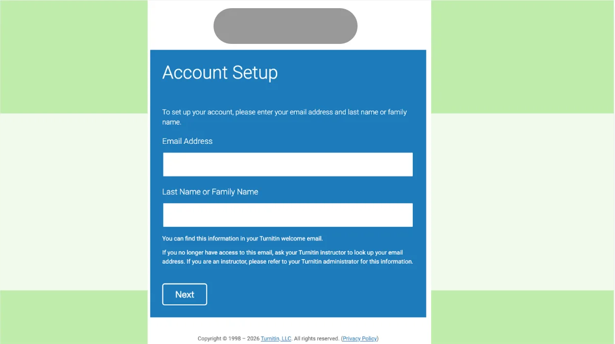 Turnitin Account Setup Turnitin Account Setup